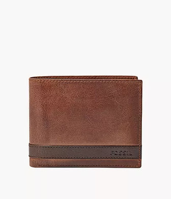 Fossil Men's Quinn Bifold Money Clip Wallet