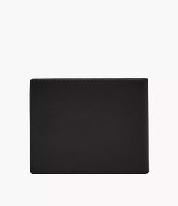 Derrick Leather RFID Sliding 2-in-1 Wallet - Black