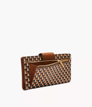 Load image into Gallery viewer, Logan Tab Clutch - Multi Brown
