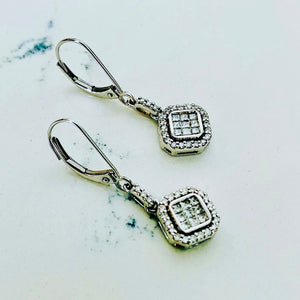 Diamond Drop Earrings