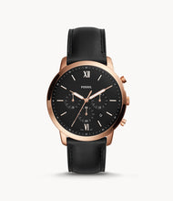 Load image into Gallery viewer, Neutra Chronograph Black Leather Watch
